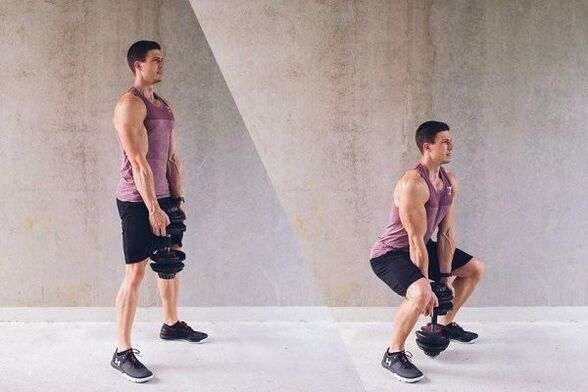 squatting with weights for strength