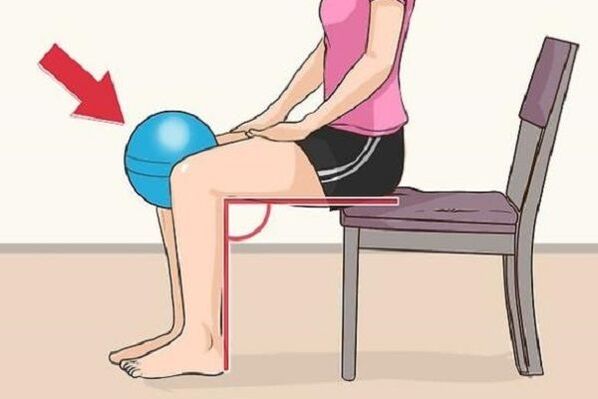 squeeze the ball with your feet for potency